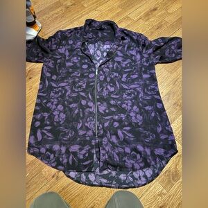 Rock & Republic Purple Sheer Top